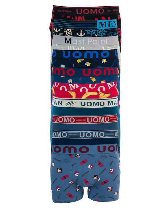 Underwear Ανδρικά Μποξεράκια Πολύχρωμα 10Pack