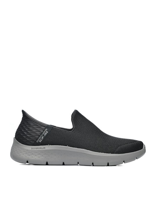 GO WALK FLEX Men's Slip-Ons Black