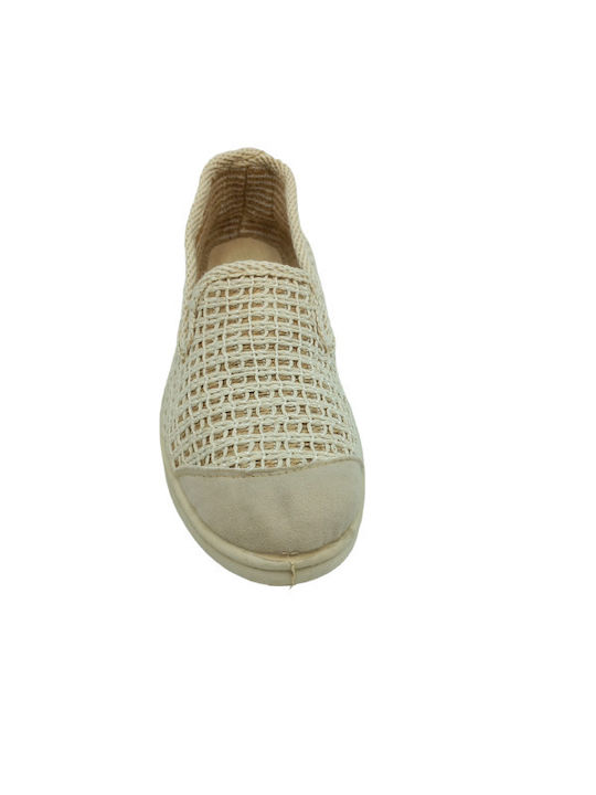 Men's Canvas Slip-Ons Beige