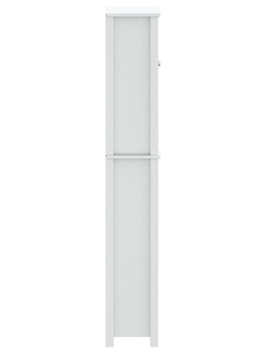 vidaXL Επιδαπέδια Ραφιέρα Μπάνιου Ξύλινη 60x27x164.5cm