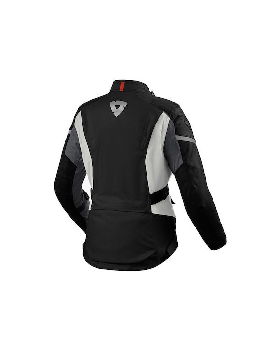 Rev'IT Winter Damen Motorradjacke Wasserdicht Schwarz