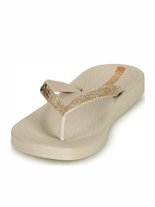 Lolita Flip Flops In Gold Colour