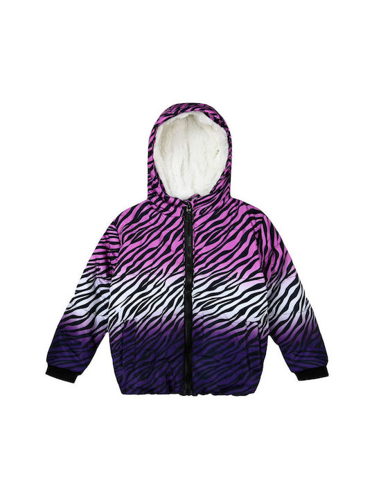 Energiers Kinderjacke mit Kapuze Purple