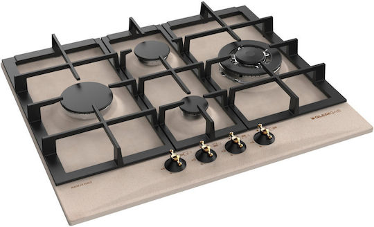 Glemgas Gas Cooktop Autonomous 58.5x50εκ. Beige