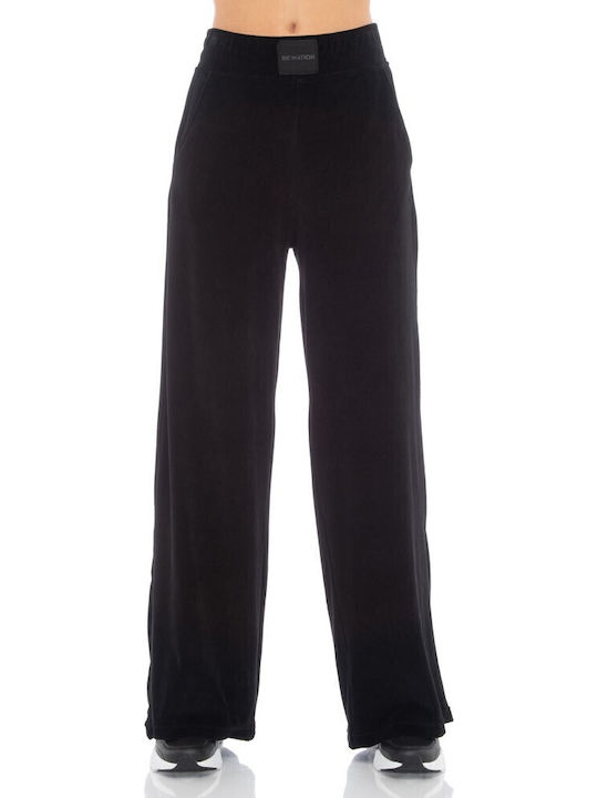 Sweatpants Velvet Black
