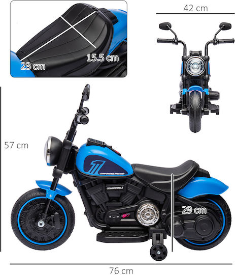 Παιδική Μηχανή Ηλεκτροκίνητη 6 Volt Μπλε για 1.5+ ετών