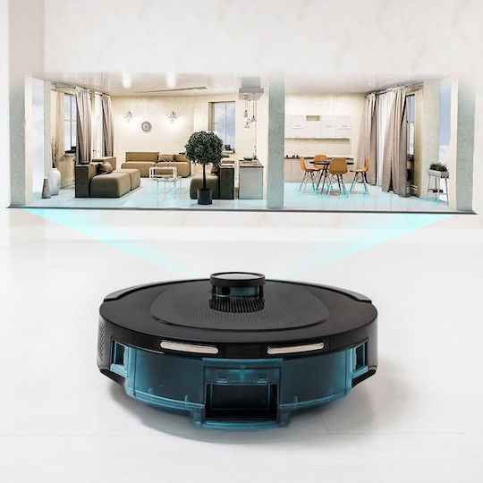 Cecotec Conga 7490 Ultimate Home X-treme Robot Vacuum Cleaner with Laser Mapping & 2600Pa Suction Power Black