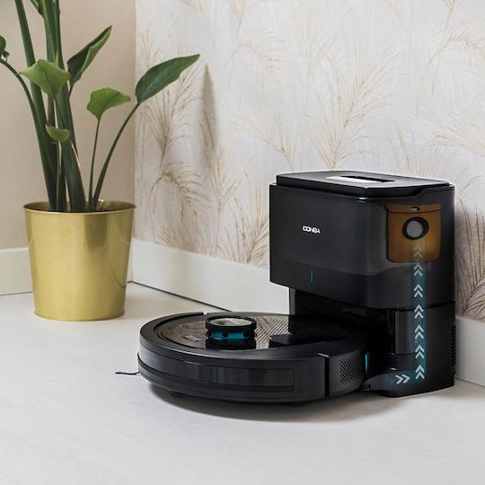 Cecotec Conga 7490 Ultimate Home X-treme Robot Vacuum Cleaner with Laser Mapping & 2600Pa Suction Power Black