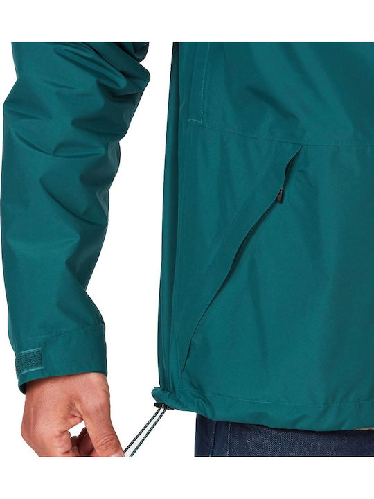 Winter Jacket Hardshell Waterproof and Windproof Dark Jungle
