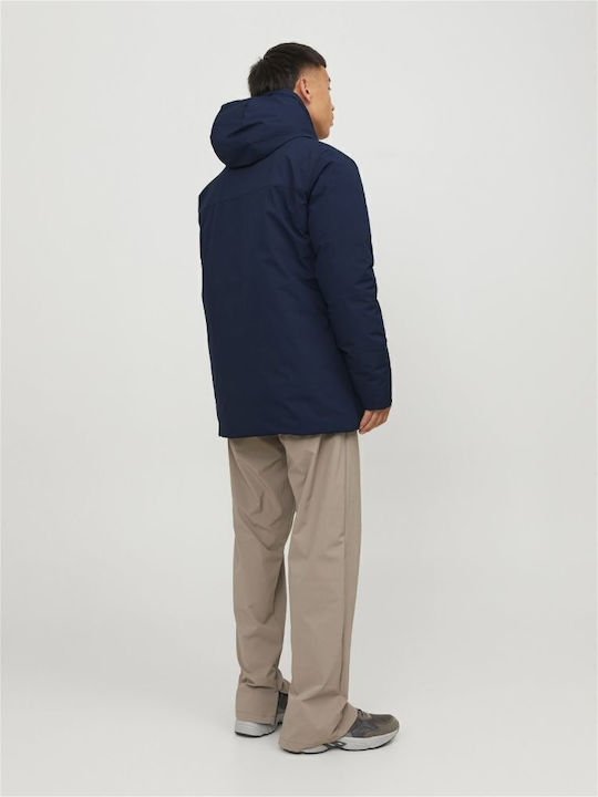 Winter Jacke Parka Wasserdicht Navy Blazer