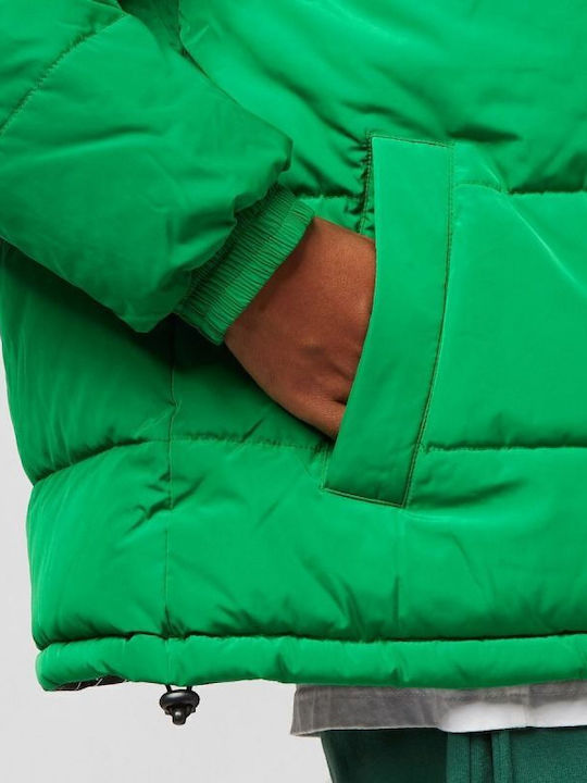 Retro Χειμωνιάτικο Μπουφάν Puffer Διπλής Όψης