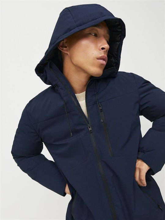 Winter Jacke Parka Wasserdicht Navy Blazer