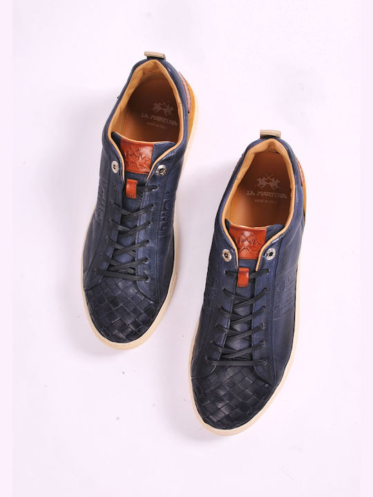 La Martina Herren Sneakers Blau