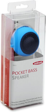 Ednet Hxeio Tragbar Pocket Mit Tragbarer Lautsprecher 2W mit Akkulaufzeit bis zu 5 Stunden Hellblau