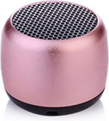 Ewa A109 Mini Bluetooth Speaker 3W with Battery Life up to 6 hours Rose Gold