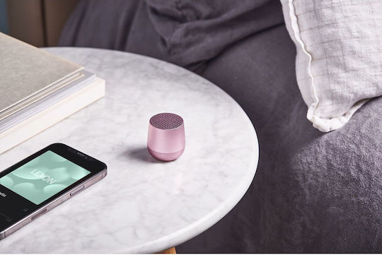 Lexon Mino Αδιάβροχο Ηχείο Bluetooth 3W με Διάρκεια Μπαταρίας έως 2 ώρες Ροζ