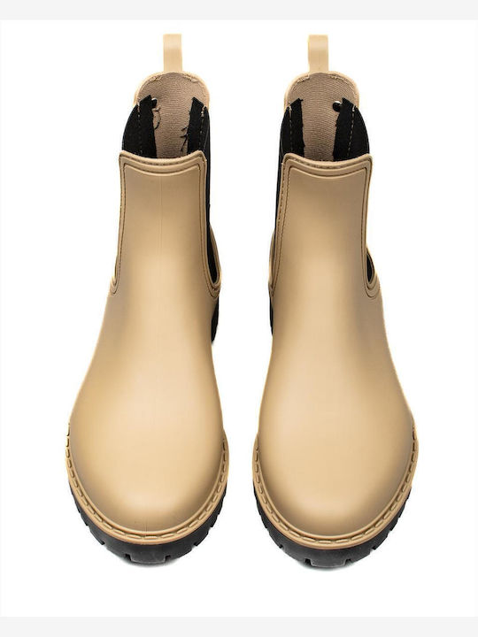 Stiefeletten Damen Beige