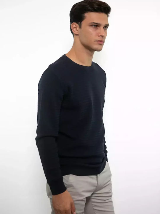 Side Effect Men's Long Sleeve Sweater BLUE