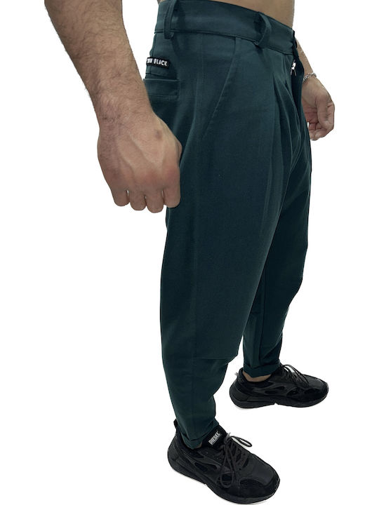 Twin Black Men's Trousers Green.