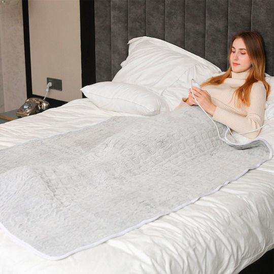 Aoke Semi Double Electric Washable Blanket with Timer Gray 127x152cm