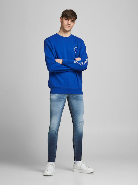 Jack & Jones Liam Original Ανδρικό Παντελόνι Τζιν σε Skinny Εφαρμογή Μπλε