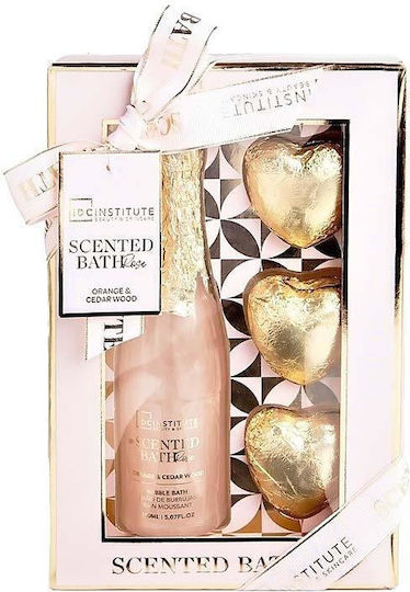 IDC Institute Scented Bath Rose Skin Care Set for Body Cleaning