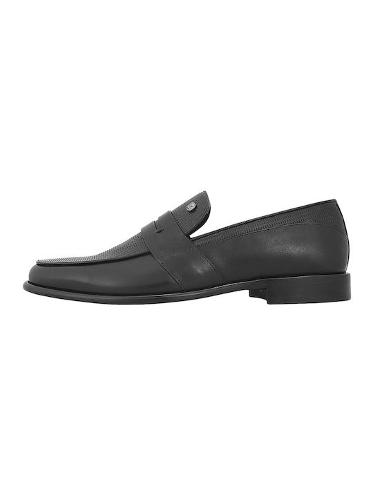 Gianna Kazakou Men's Leather Loafers Black