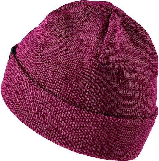 Beanie Unisex Σκούφος Πλεκτός σε Μωβ χρώμα