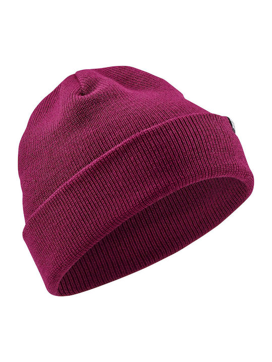 Beanie Unisex Σκούφος Πλεκτός σε Μωβ χρώμα