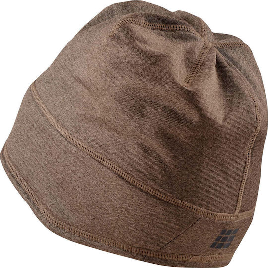 Beanie Unisex Σκούφος Πλεκτός σε Καφέ χρώμα