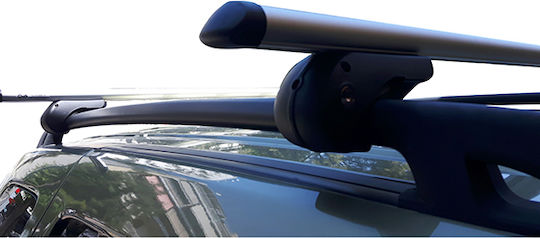Menabo (with Roof Rack Legs and Lock) Silver