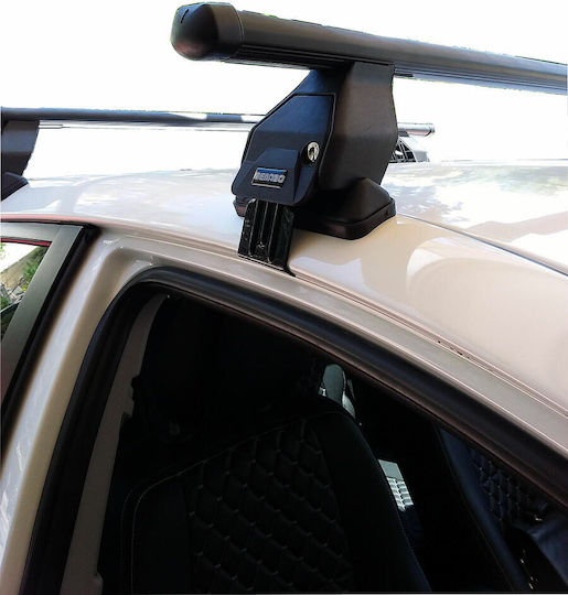 Menabo (with Roof Rack Legs and Lock) Silver