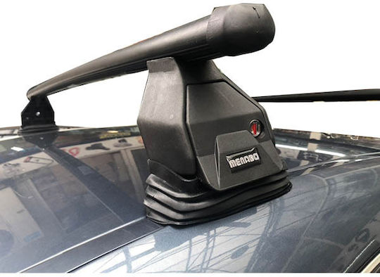 Menabo (with Roof Rack Legs and Lock) Black