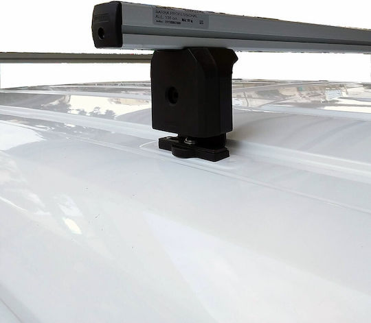 Menabo Roof Bars Aluminum (with Roof Rack Legs) Silver