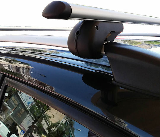 Menabo Aluminium Dachträger für Renault Scenic 2003-2009 mit Dachträgerfüßen Silber