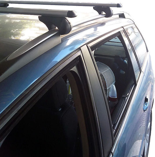 Menabo Μπάρες Οροφής Αλουμινίου για Citroen C4 Grand Picasso (Σετ με πόδια) Ασημί