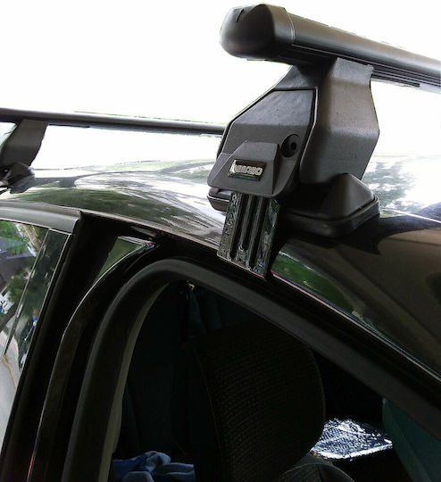 Menabo (with Roof Rack Legs and Lock) Silver