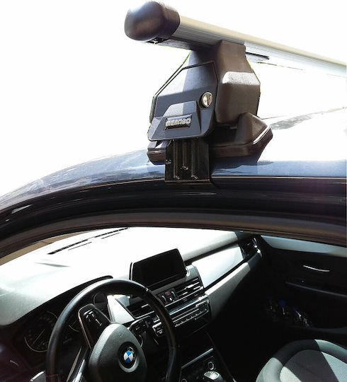 Menabo (with Roof Rack Legs and Lock) Silver