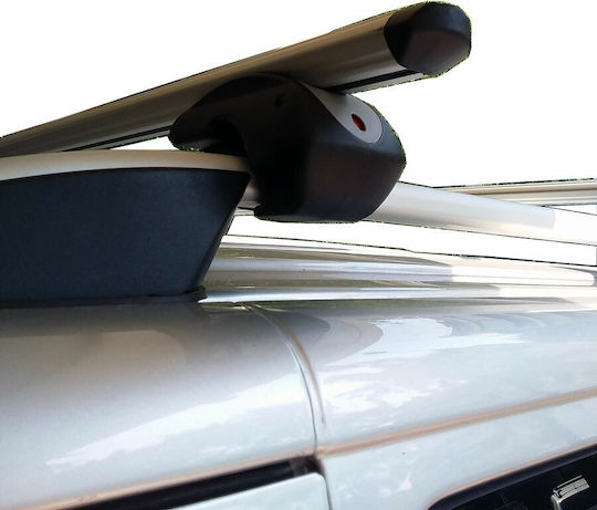 Menabo (with Roof Rack Legs and Lock) Silver