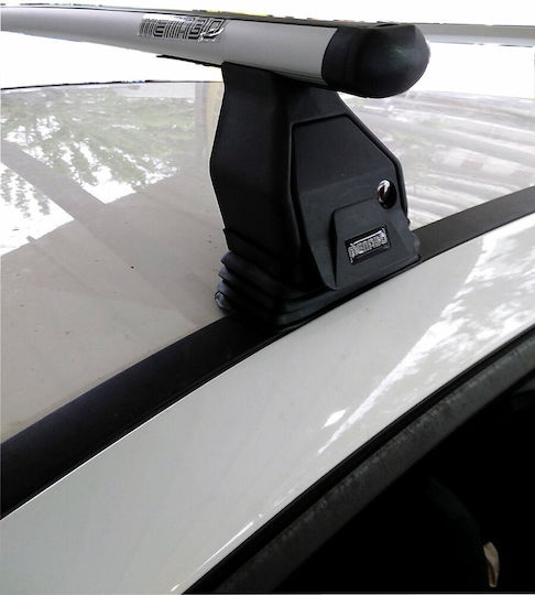 Menabo (with Roof Rack Legs and Lock) Silver