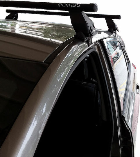 Menabo (with Roof Rack Legs and Lock) Silver