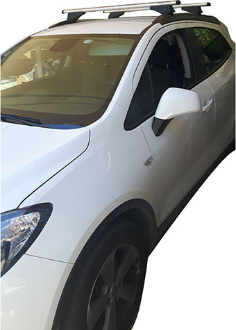 Menabo (with Roof Rack Legs) Silver