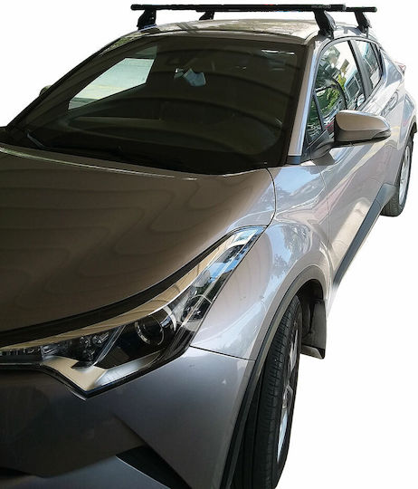 Menabo für Toyota C-HR (mit Dachträgerfüßen) Silber