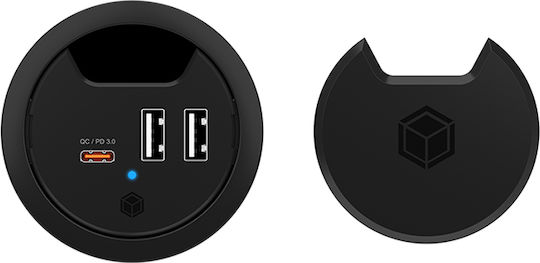 Raidsonic Icy Box Ib-hub1407 Usb Desk Charger