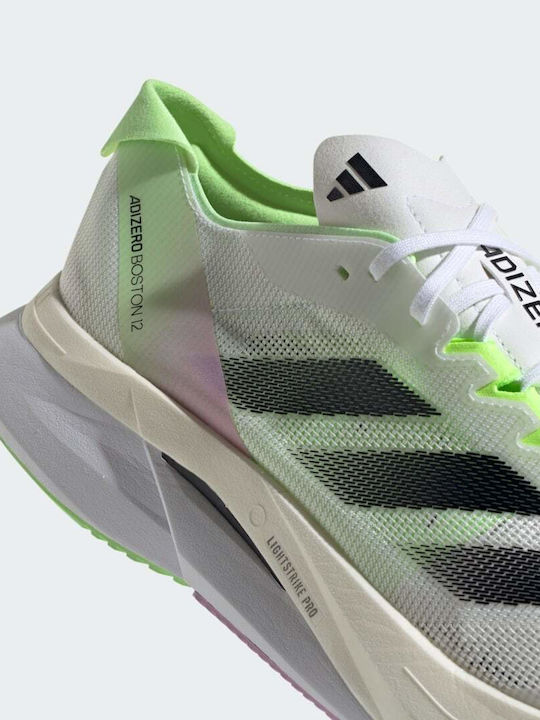 Adizero Boston 12 Мъжки Спортни обувки Running Бял