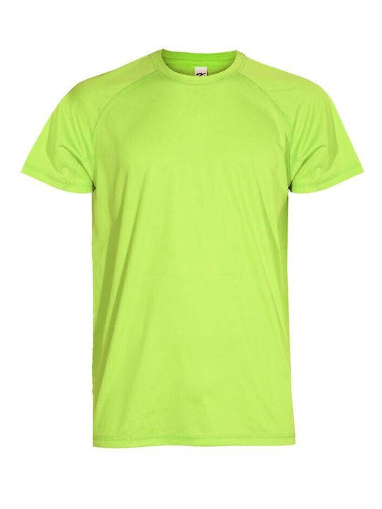 Keya Ανδρικό Διαφημιστικό T-shirt Κοντομάνικο ΚΙΤΡΙΝΟ