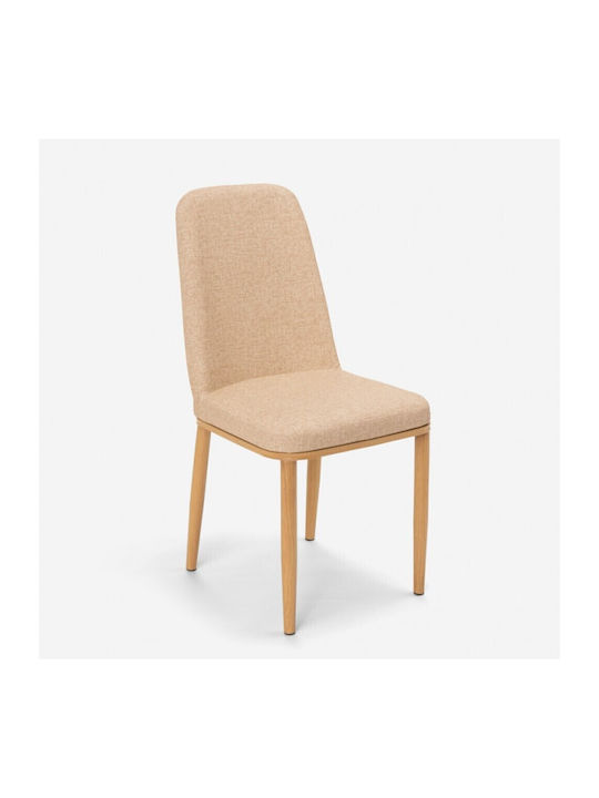Stühle Speisesaal Beige 2Stück 36x42x92cm