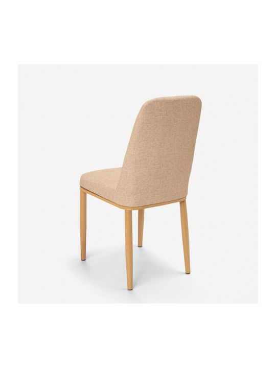Stühle Speisesaal Beige 2Stück 36x42x92cm