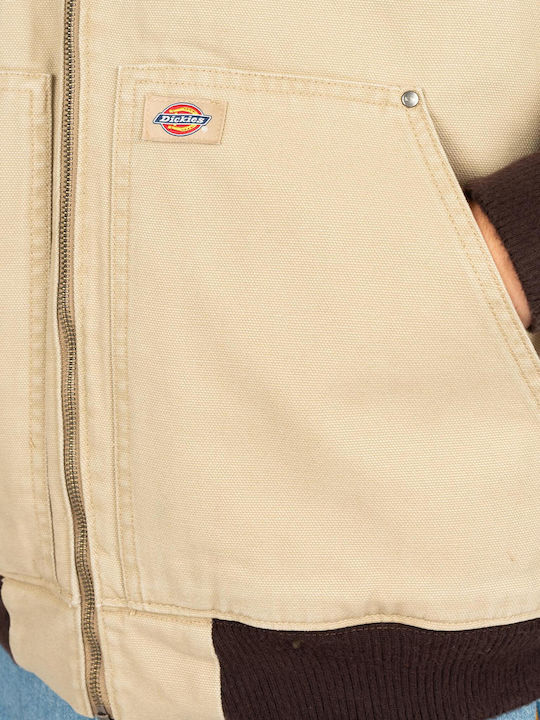 Dickies Canvas Men's Winter Jacket Desert Sand.