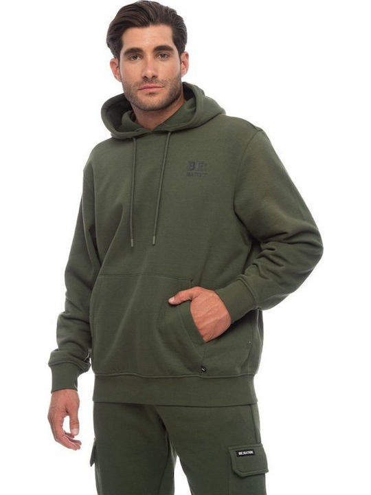 Sweatshirt with Hood D.KHAKI